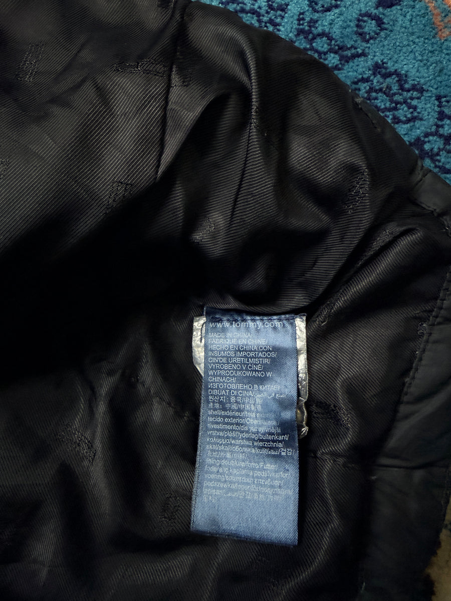 Tommy Jeans Black Long Puffer Jacket - XXS