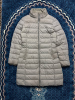 Tommy Jeans Ivory Long Puffer Jacket - M
