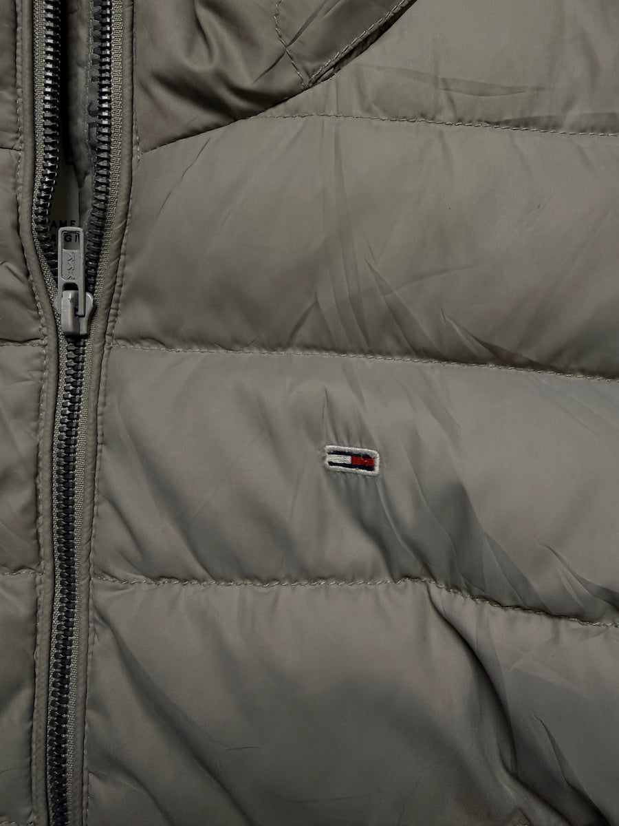 Tommy Jeans Ivory Long Puffer Jacket - M