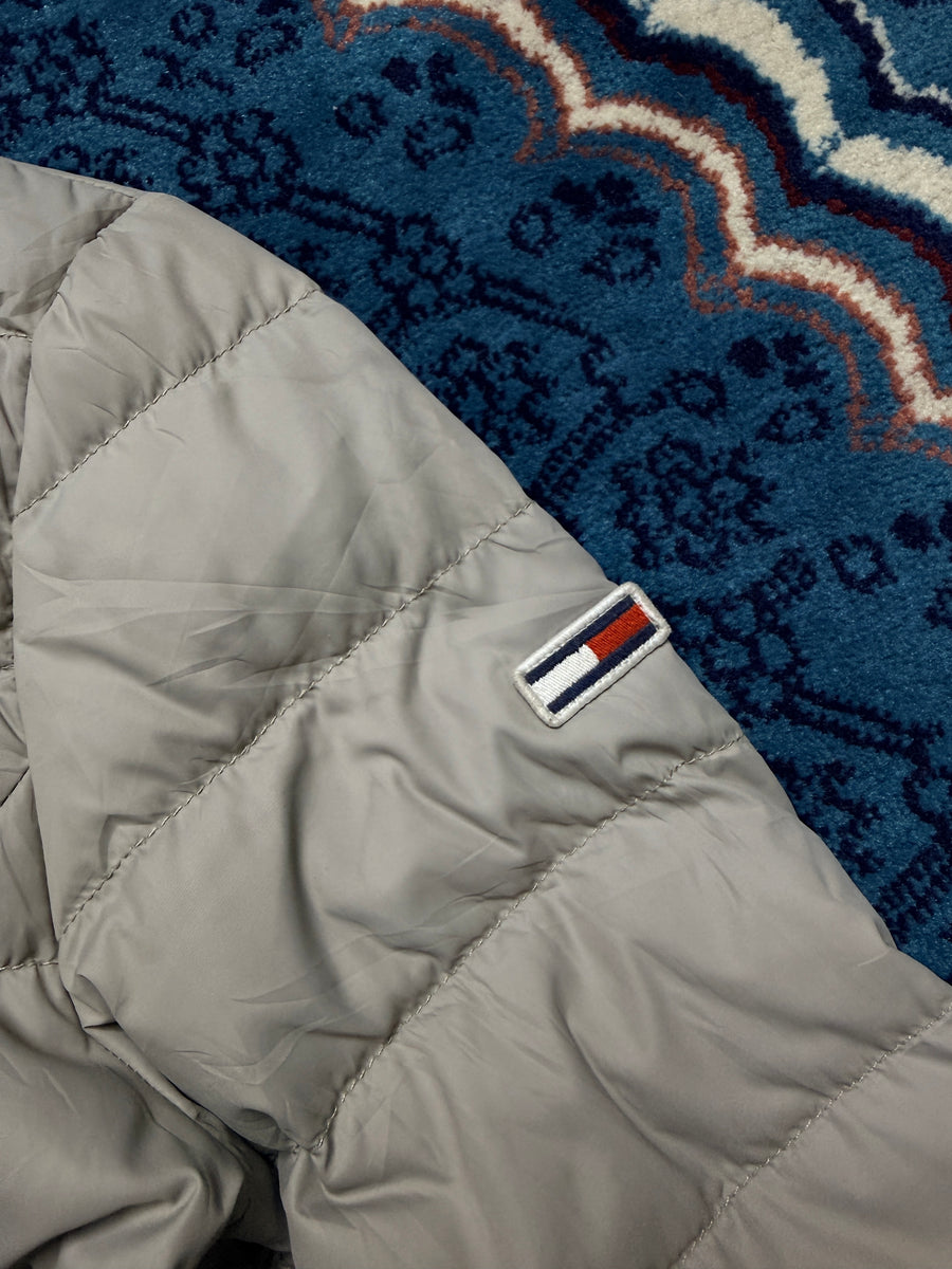 Tommy Jeans Ivory Long Puffer Jacket - M
