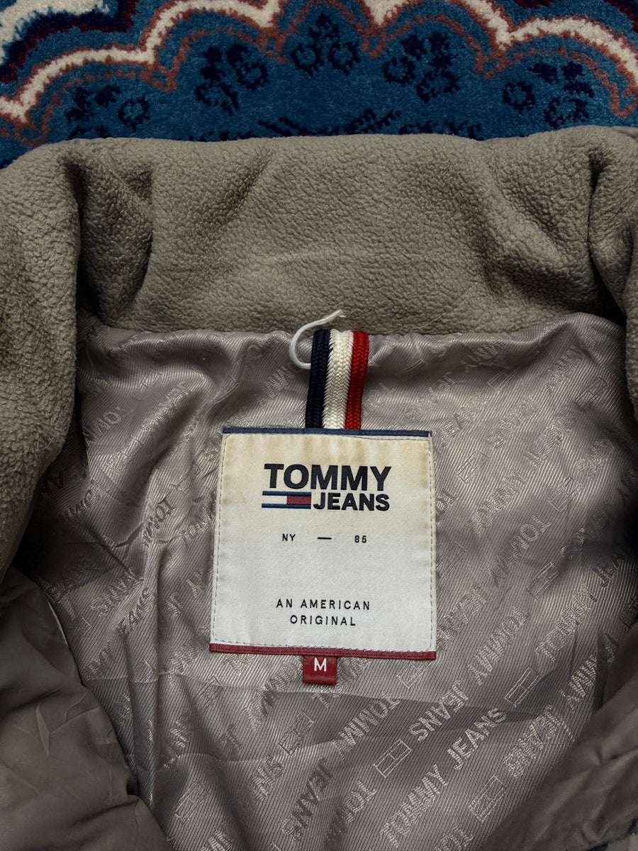 Tommy Jeans Ivory Long Puffer Jacket - M
