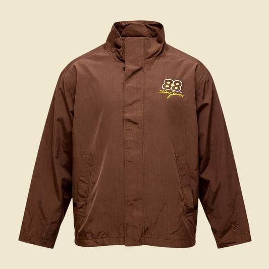 Chase Authentics Brown & Black Racing Jacket - L