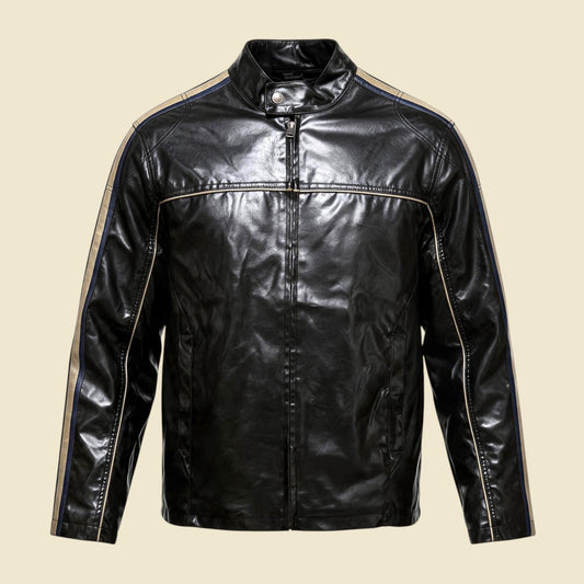 The Original Arizona Jeans Company Black Leather Jacket - L