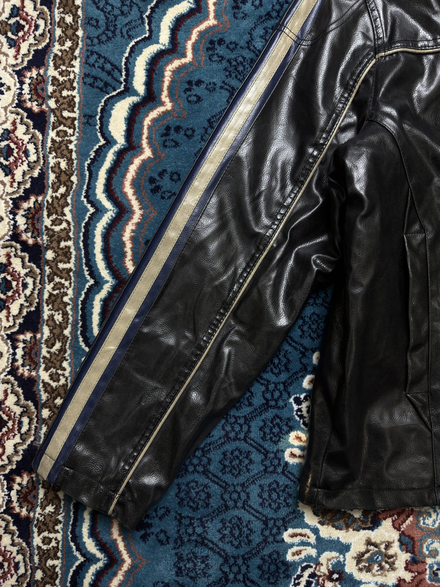 The Original Arizona Jeans Company Black Leather Jacket - L