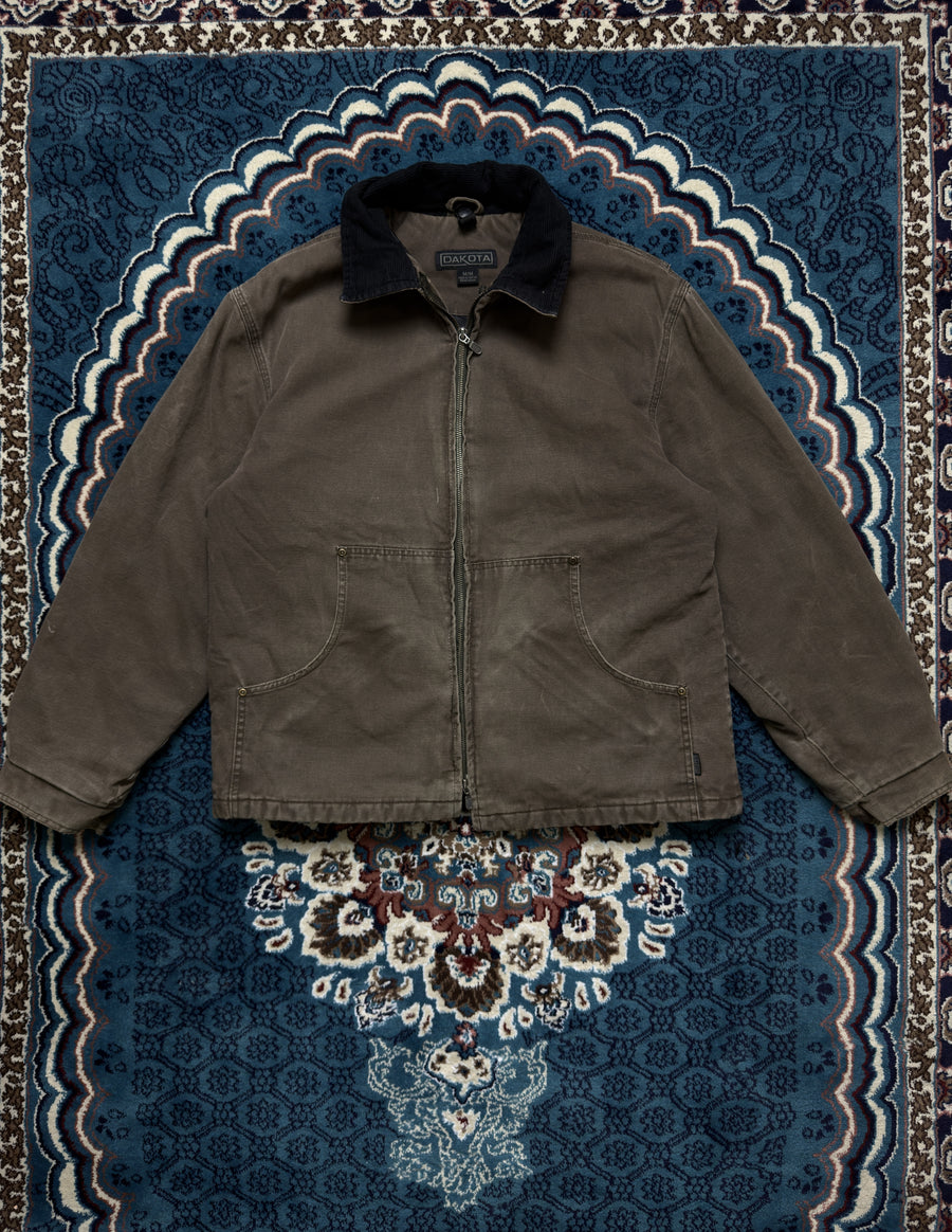 Dakota Olive Green Workwear Jacket - M