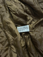 Roundtree & Yorke Brown Suede Bomber Jacket - L