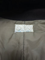Vintage Olive Green Quilted Jacket - L