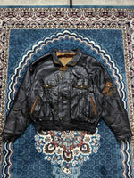 Vintage Black Pure Leather Jacket - M/L
