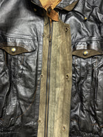 Vintage Black Pure Leather Jacket - M/L