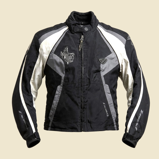 Ixon Capricious Black & White Bike Jacket - S