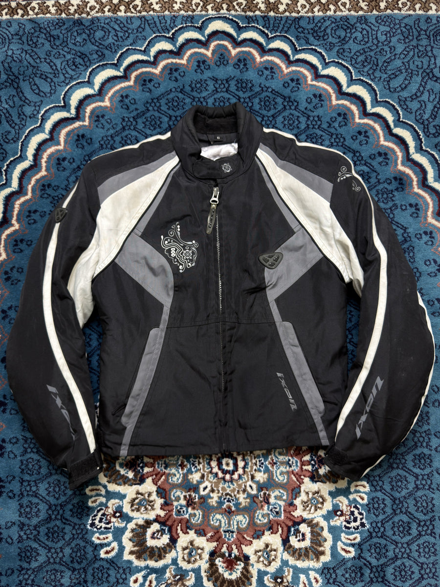 Ixon Capricious Black & White Bike Jacket - S
