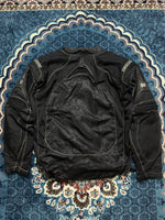 Icon Contra Black Biker Jacket - L