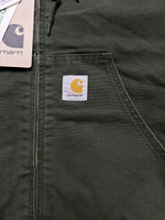 Carhartt Olive Green OG Active Workwear Jacket Tagged - S