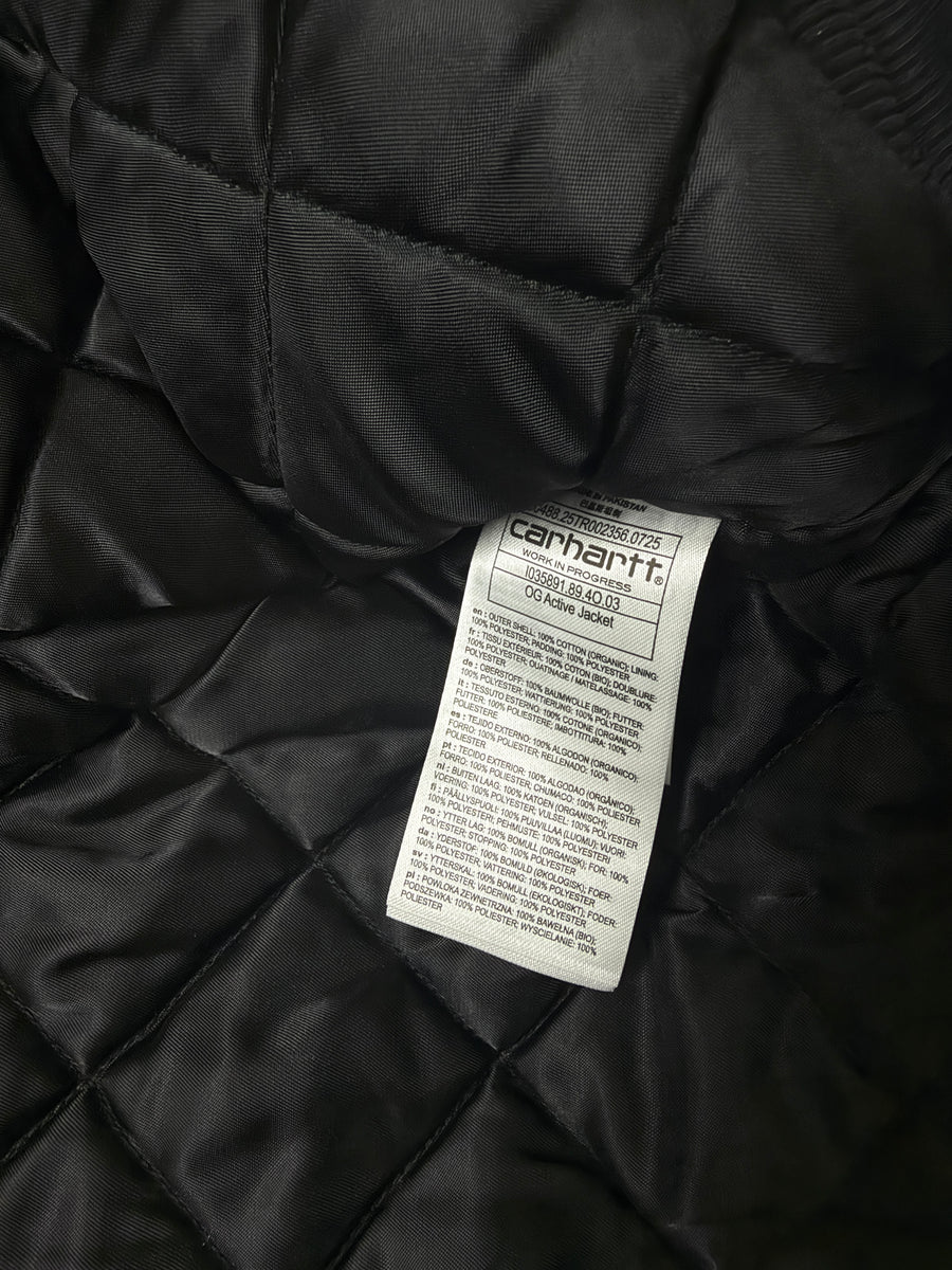 Carhartt Black OG Active Workwear Jacket Tagged - S