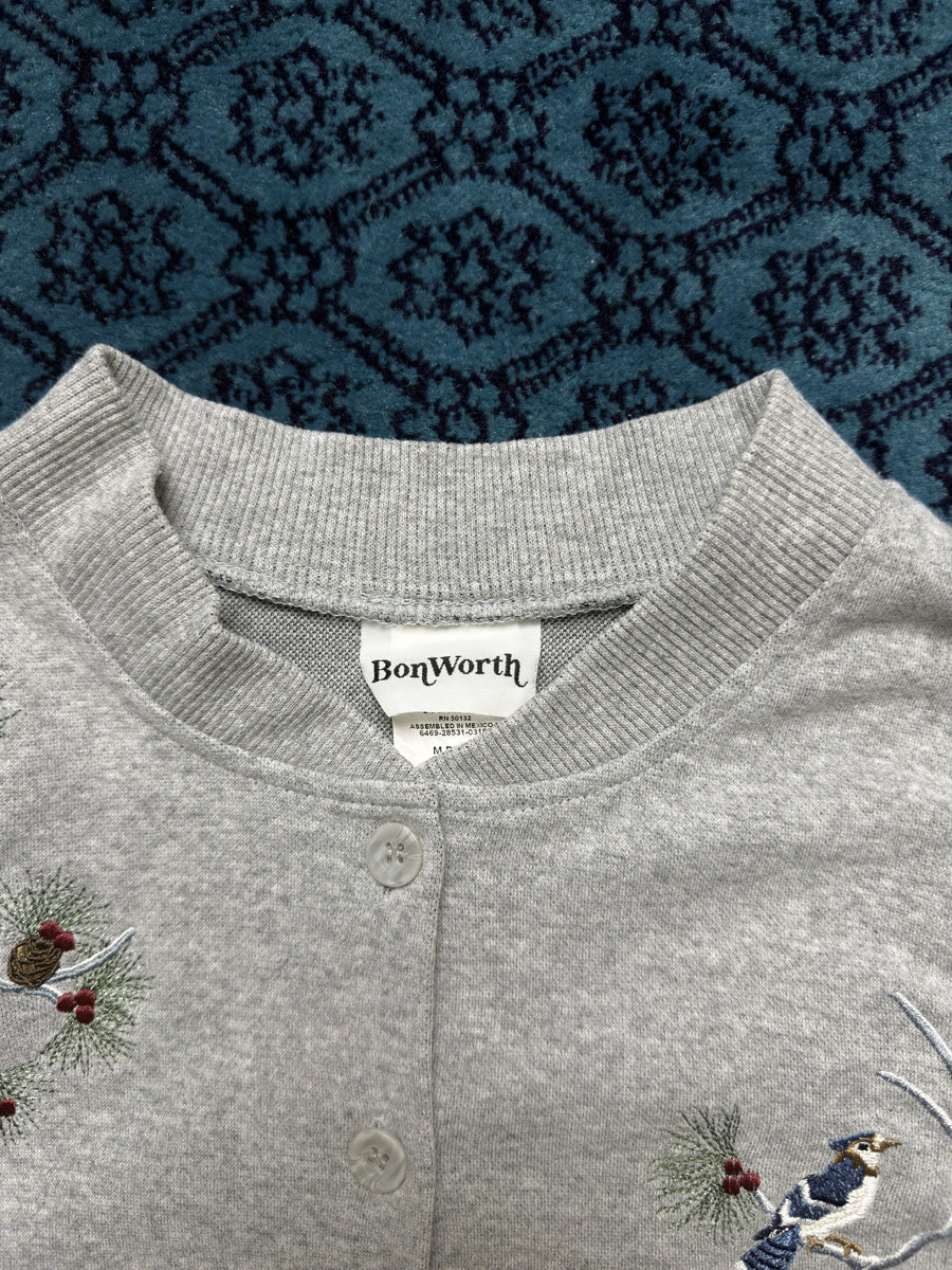 Bonworth Light Grey Cardigan Petite - M
